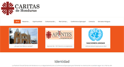 Desktop Screenshot of caritashonduras.org